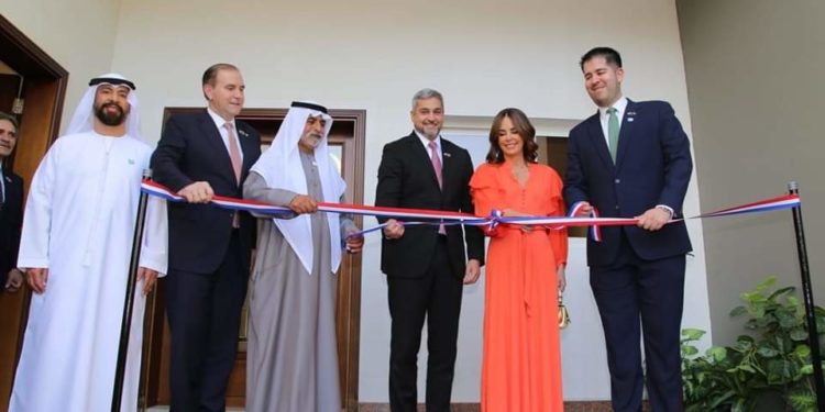 Mario Abdo Benítez inauguró la embajada de Paraguay en Abu Dabi