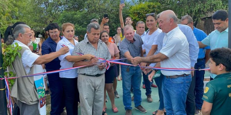 Inauguraron mejoras de espacios recreativos en la ciudad de Villa Hayes