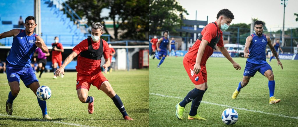 El llamativo amistoso de Nacional con tapabocas