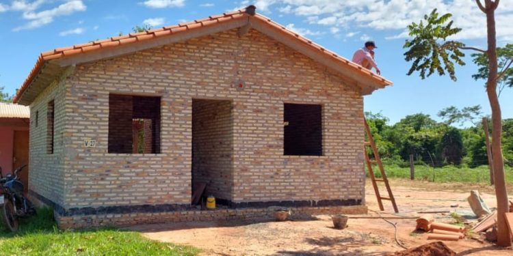 Viviendas para familias de Paso Horqueta se encuentran en plena ejecución Viviendas para familias de Paso Horqueta se encuentran en plena ejecución