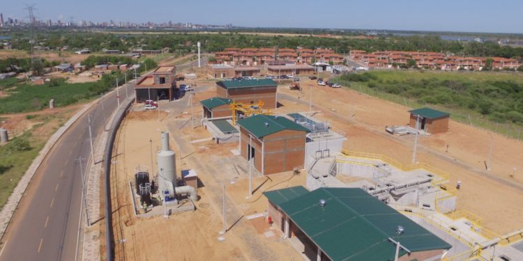 Tramo final de la construcción de la Planta de Tratamiento de Bella Vista Tramo final de la construcción de la Planta de Tratamiento de Bella Vista