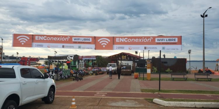 Las playas de Encarnación cuentan con internet libre
