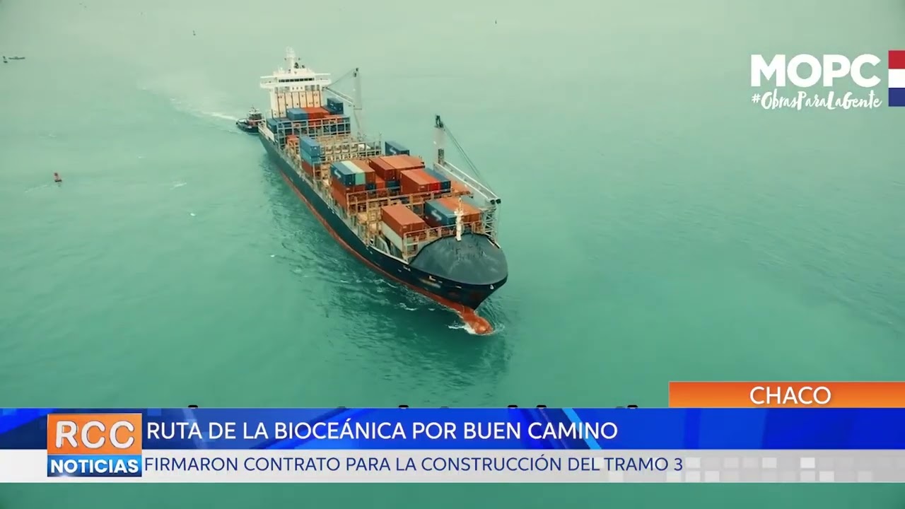Gobierno firmó contratos para construir tramo de la ruta Bioceánica que llegará hasta la Argentina