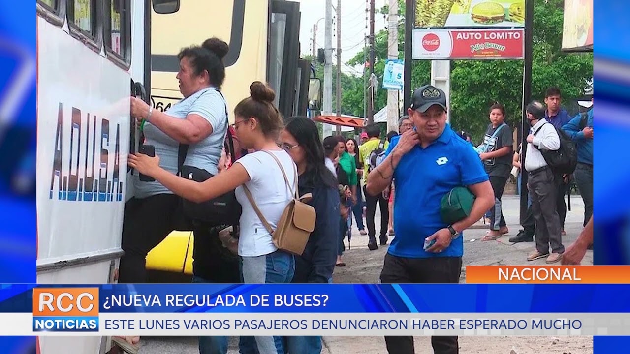 Nueva regulada de buses, pasajeros denunciaron largas esperas