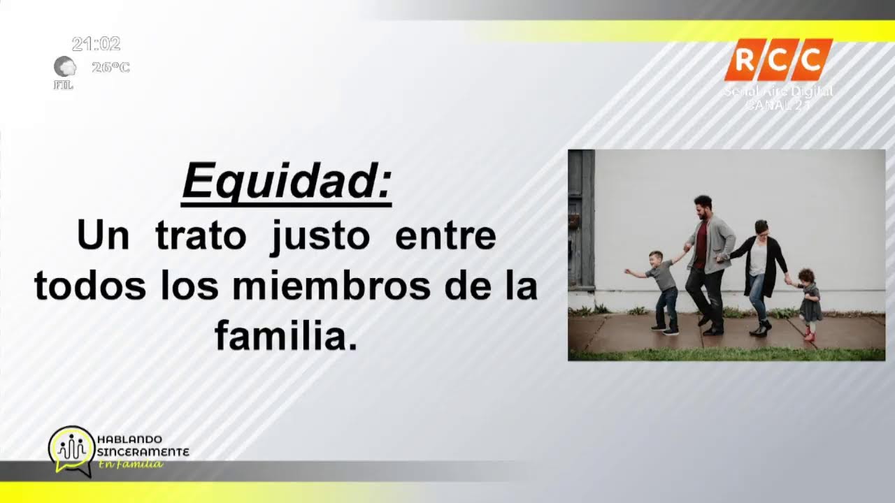 Hablando sinceramente en familia