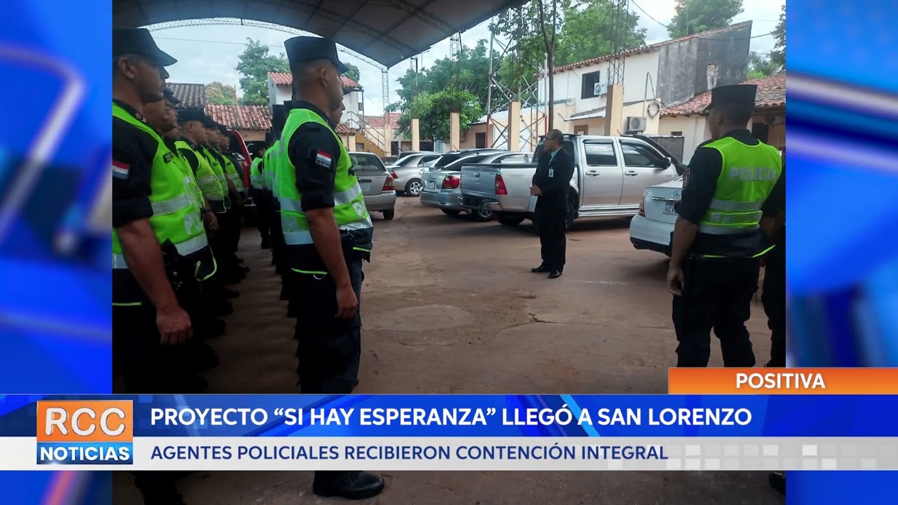 Si Hay Esperanza retomó sus actividades de contención integral a agentes policiales en San Lorenzo