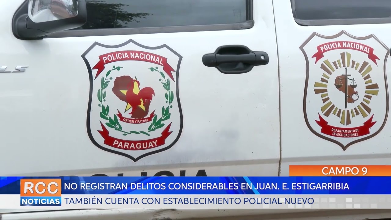 Dependencias policiales de Juan E. Estigarribia afirma que no registran delitos considerables