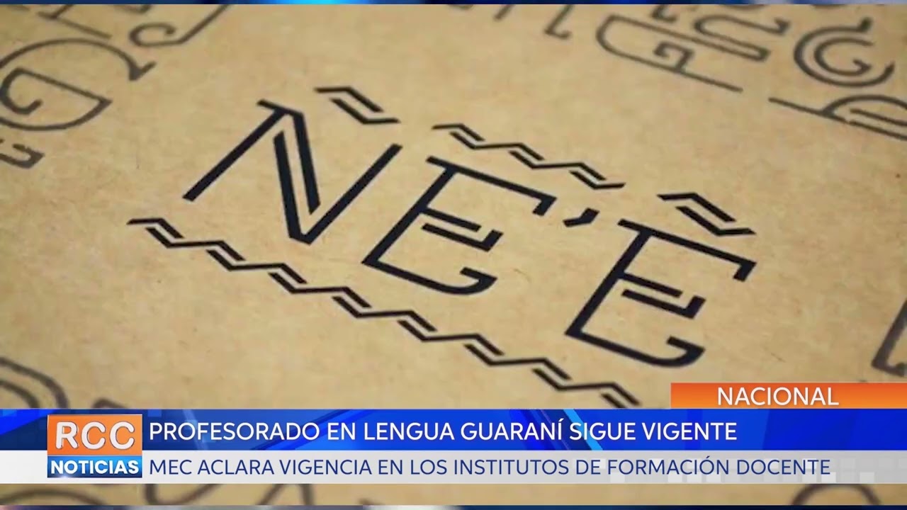 MEC aclara que el Profesorado en Lengua Guaraní sigue vigente en los institutos de formación docente