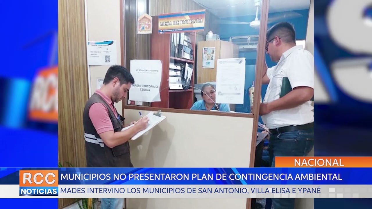 Tres municipios intervenidos por no presentar sus planes de contingencia