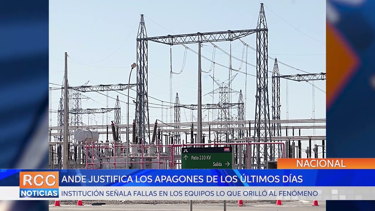 ANDE da a conocer los detalles sobre los apagones de luz del sábado