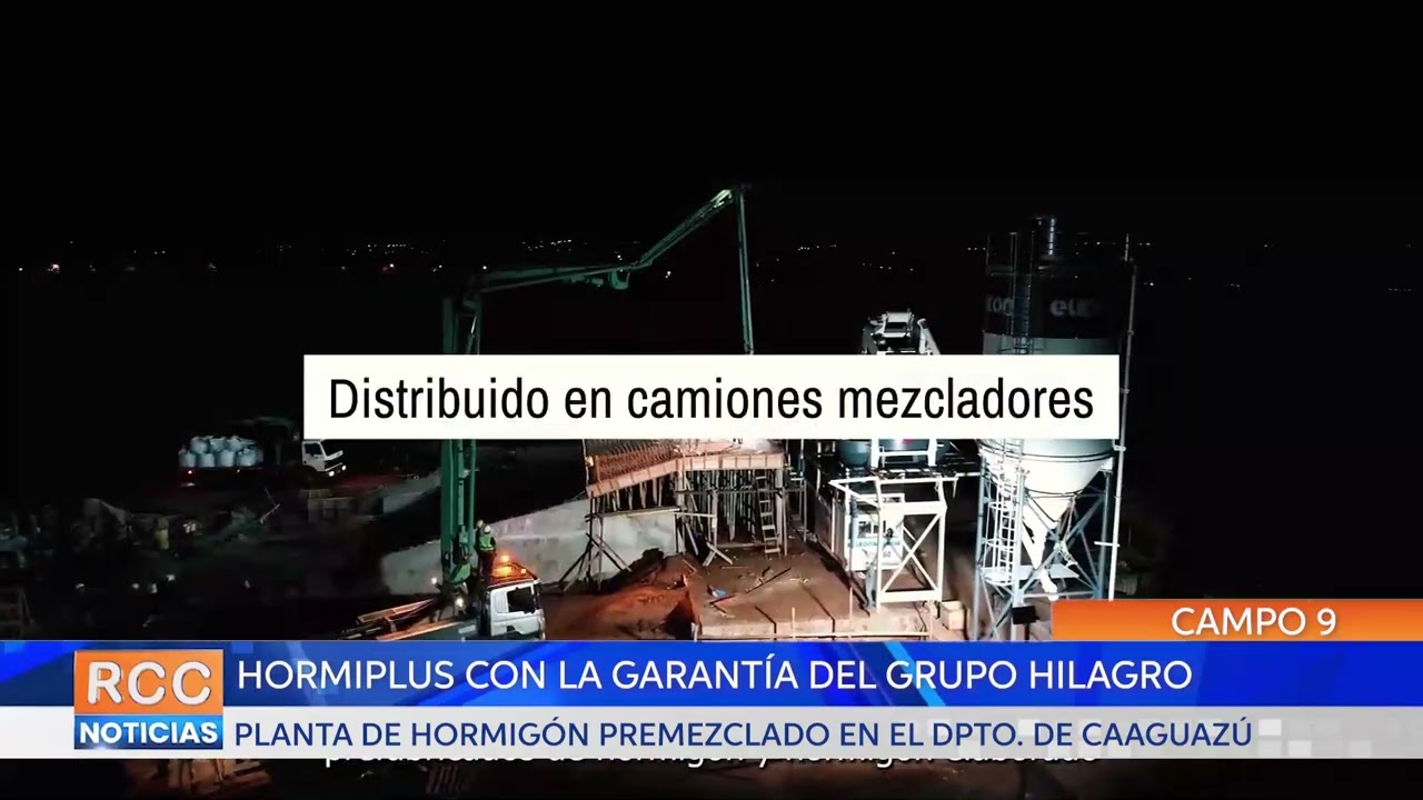 La calidad de la industria del hormigón y prefabricados llegaron a Caaguazú de la mano de Hormiplus
