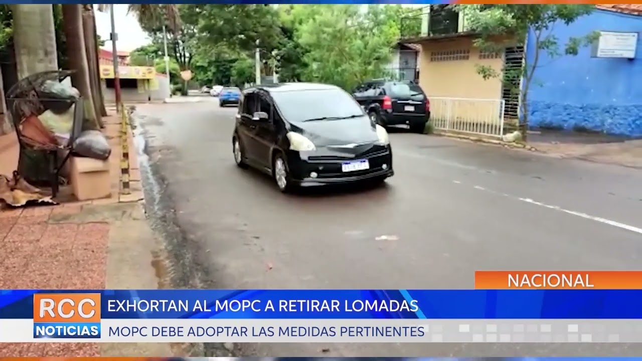 Exhortan al MOPC a retirar lomadas que no cumplen con disposiciones legales vigentes