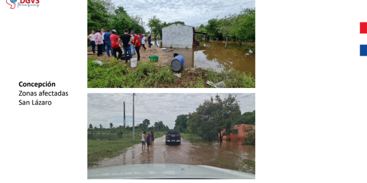 Incesante Crecida del río afecta a Cinco Regiones del País Incesante Crecida del río afecta a Cinco Regiones del País