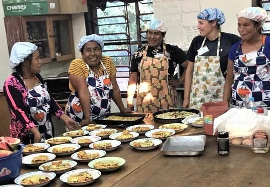Campamento para mujeres indígenas de la comunidad de Campo Alegre