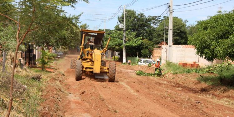 Iniciaron construcción de empedrados en San Lorenzo y otras ciudades de Central