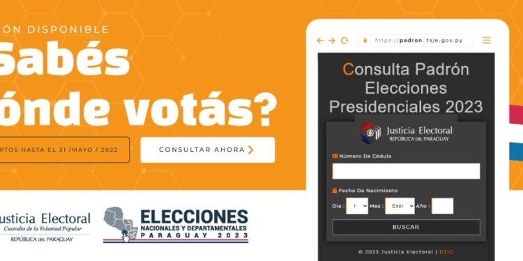 Ciudadanos ya pueden consultar en el padrón electoral dónde van a votar