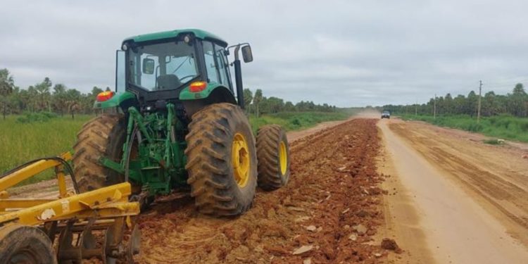 Reconstrucción de la ruta Pozo Colorado – Concepción con 88% de avance pese a las lluvias