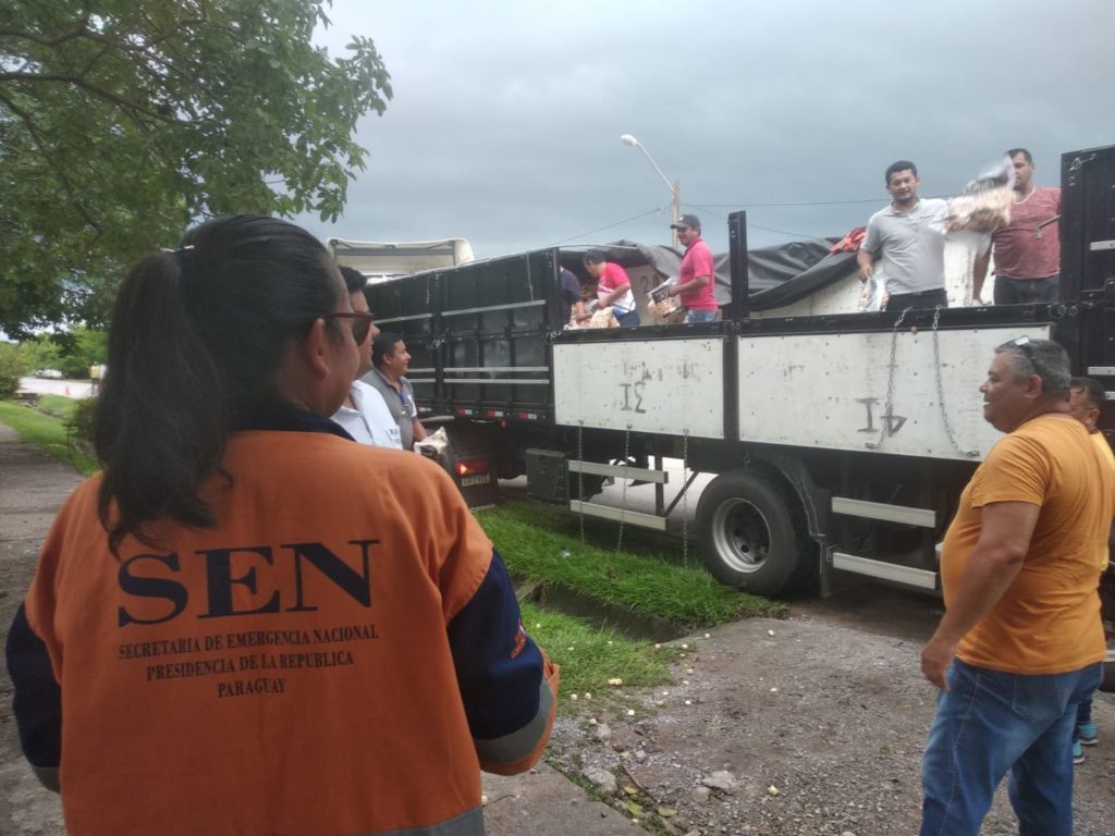 SEN coordina con municipios asistencia por lluvias en Concepción y Alto Paraguay