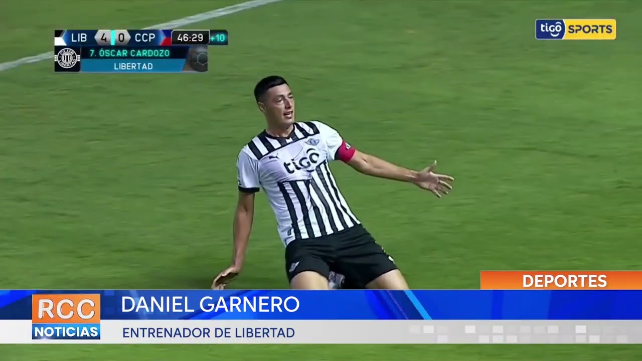 Libertad vs Cerro Porteño: Elogios del DT Daniel Garnero sobre el partido de Óscar Cardozo