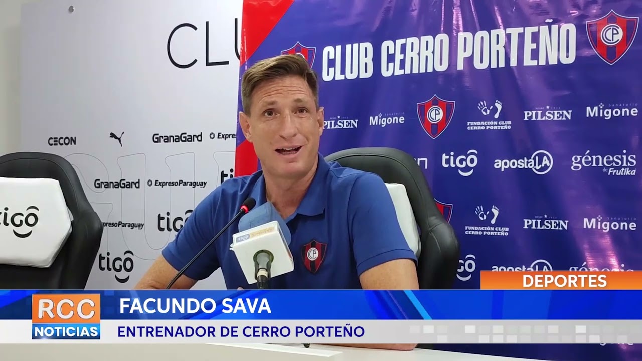 Cerro Porteño vs Libertad: Palabras del entrenador Facundo Sava