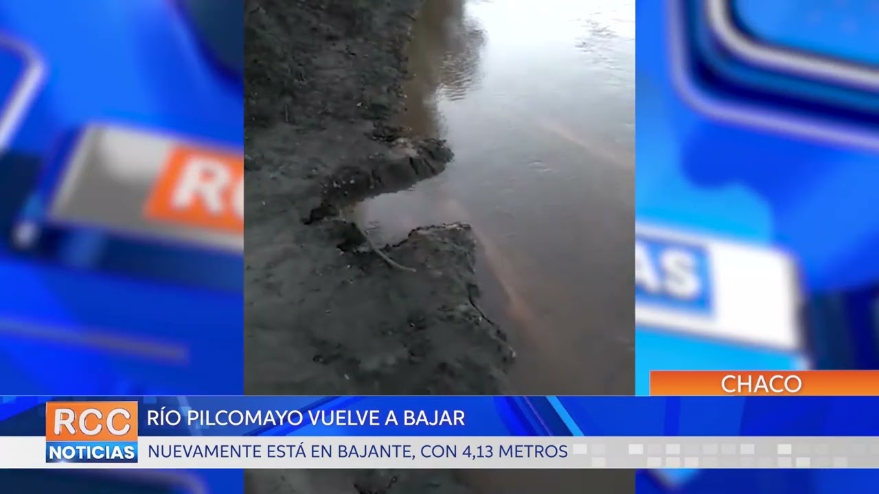 Tras alcanzar su pico, el río Pilcomayo vuelve a bajar en Pozo Hondo