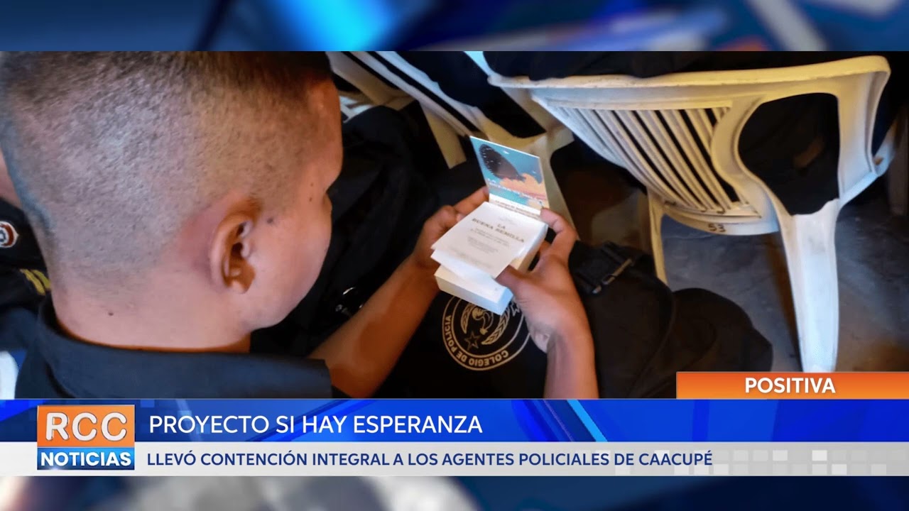 Agentes policiales de Caacupé reciben contención integral a través del proyecto Si hay esperanza