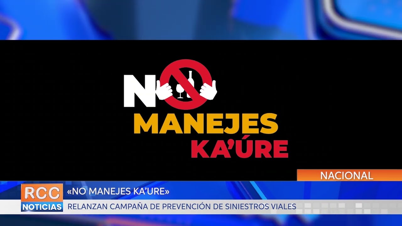 Relanzan campaña de concienciación “No Manejes Ka’ure”
