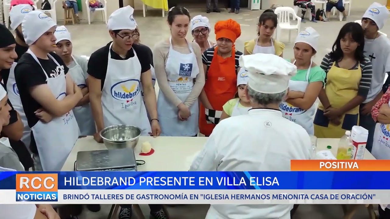 Hildebrand impulsó taller de confitería a fin de dotar de habilidades a ciudadanos de Villa Elisa