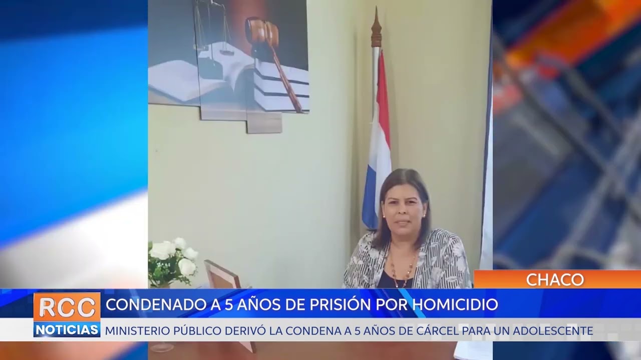 Adolescente de Villa Hayes es condenado a 5 años de prisión por homicidio