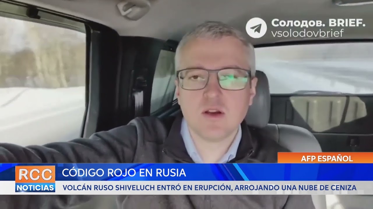 Volcán Shiveluch, en Extremo Oriente de Rusia, entró en erupción