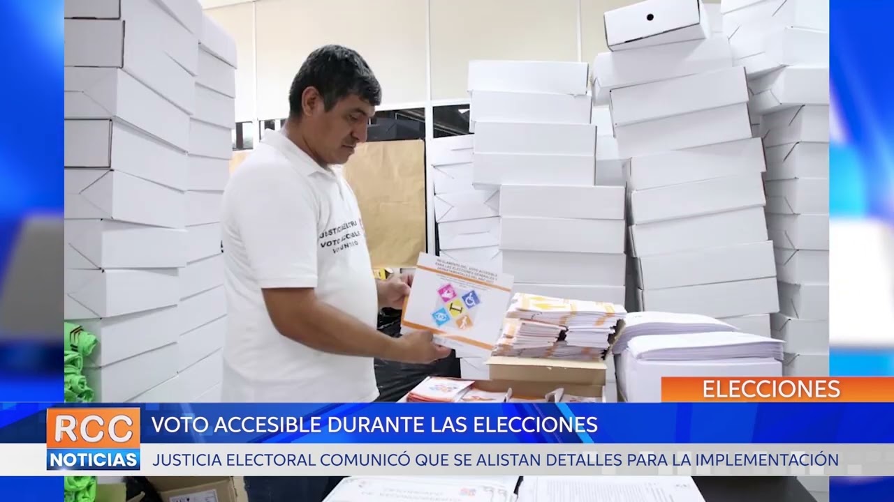 Alistan detalles para la implementación del Voto Accesible durante las elecciones