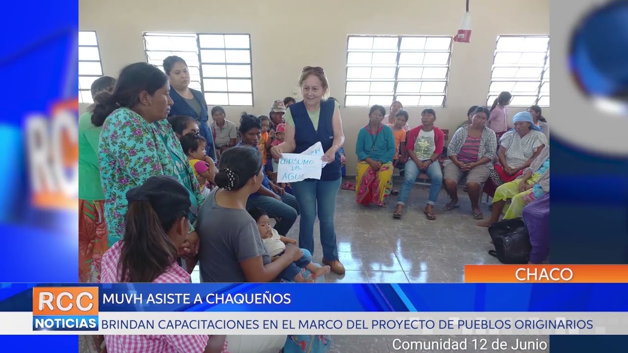 Chaqueños reciben capacitaciones comunitarias