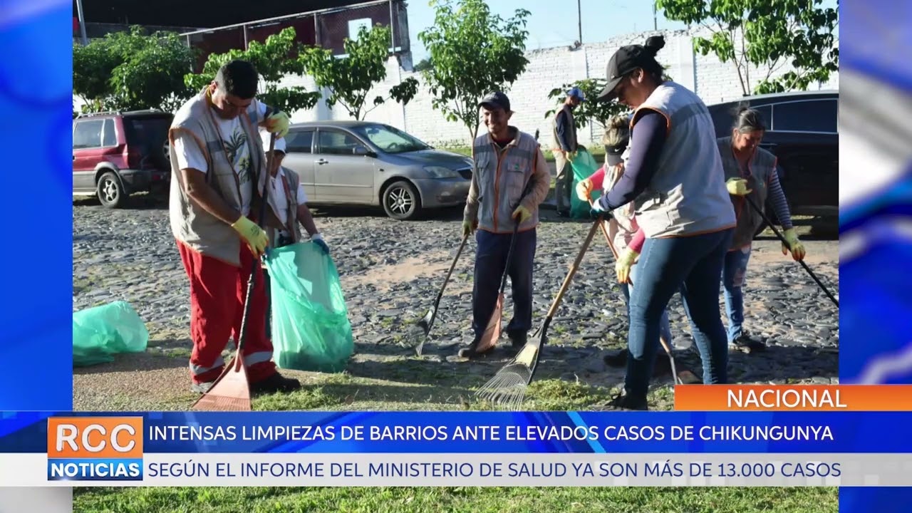 Prosiguen las intensas limpiezas de barrios ante elevados casos de chikungunya