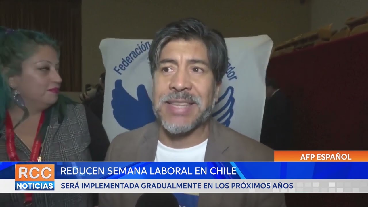 Chile reduce de 45 a 40 horas la semana laboral