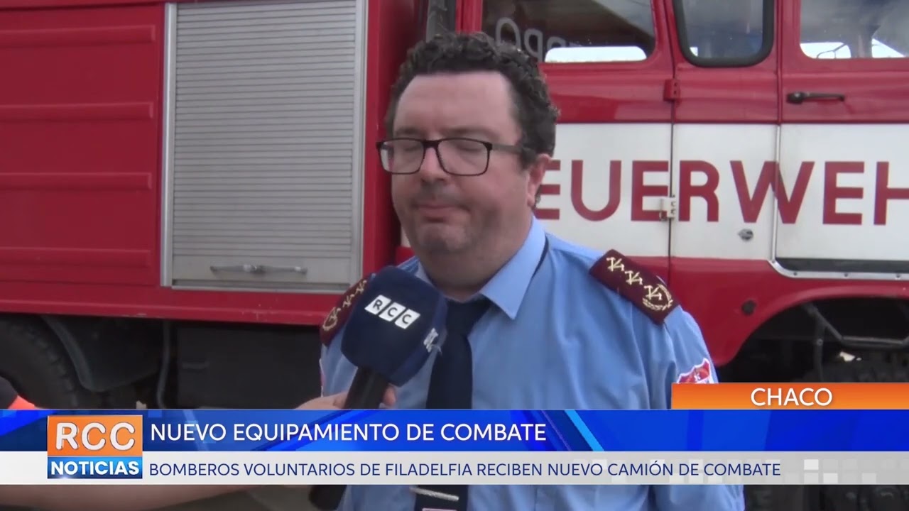 Bomberos voluntarios de Filadelfia recibe nuevo equipamiento de combate a incendios