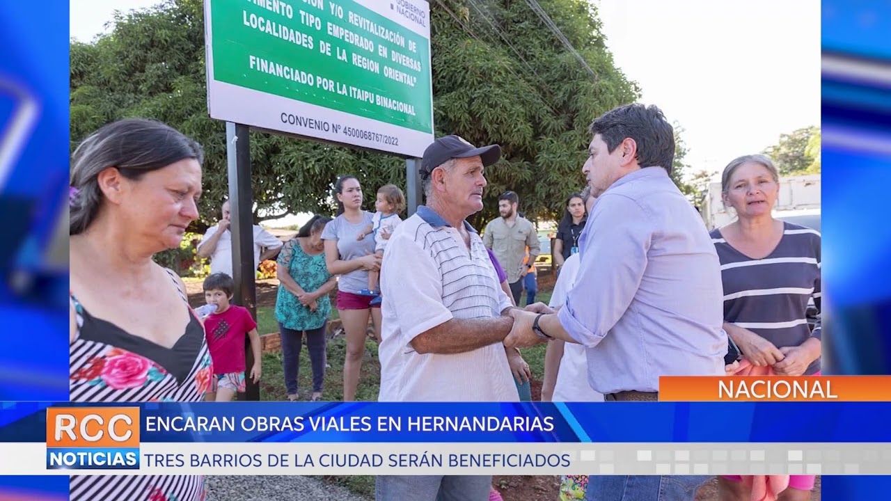 Inician labores de empedrado en tres barrios de Hernandarias