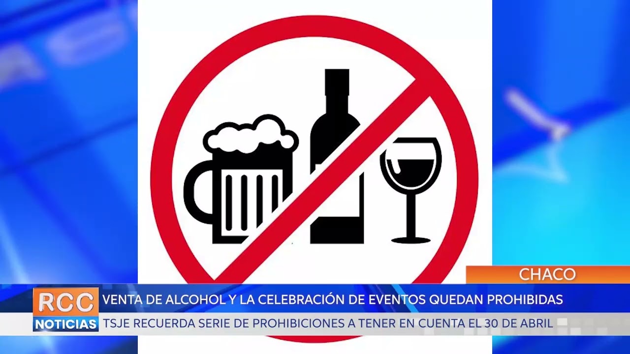 Venta de alcohol y la celebración de eventos públicos estarán prohibidas desde el 29 de abril