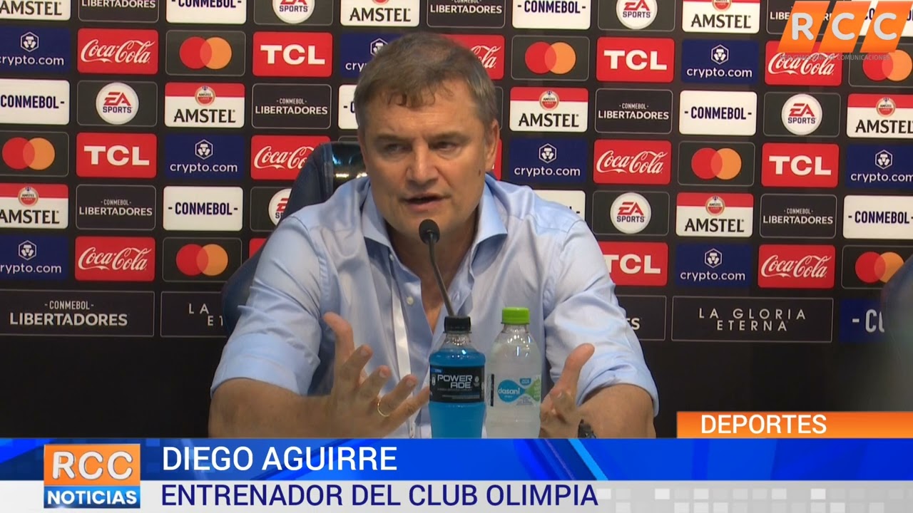 Olimpia vs Patronato: Palabras del DT Diego Aguirre