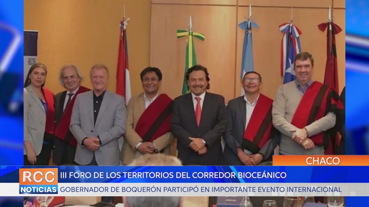 Gobernador de Boquerón participó en Foro de Territorios Subnacionales del Corredor Bioceánico