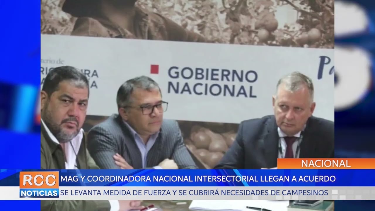 MAG logra acuerdo con organización campesina y se levanta medida de fuerza