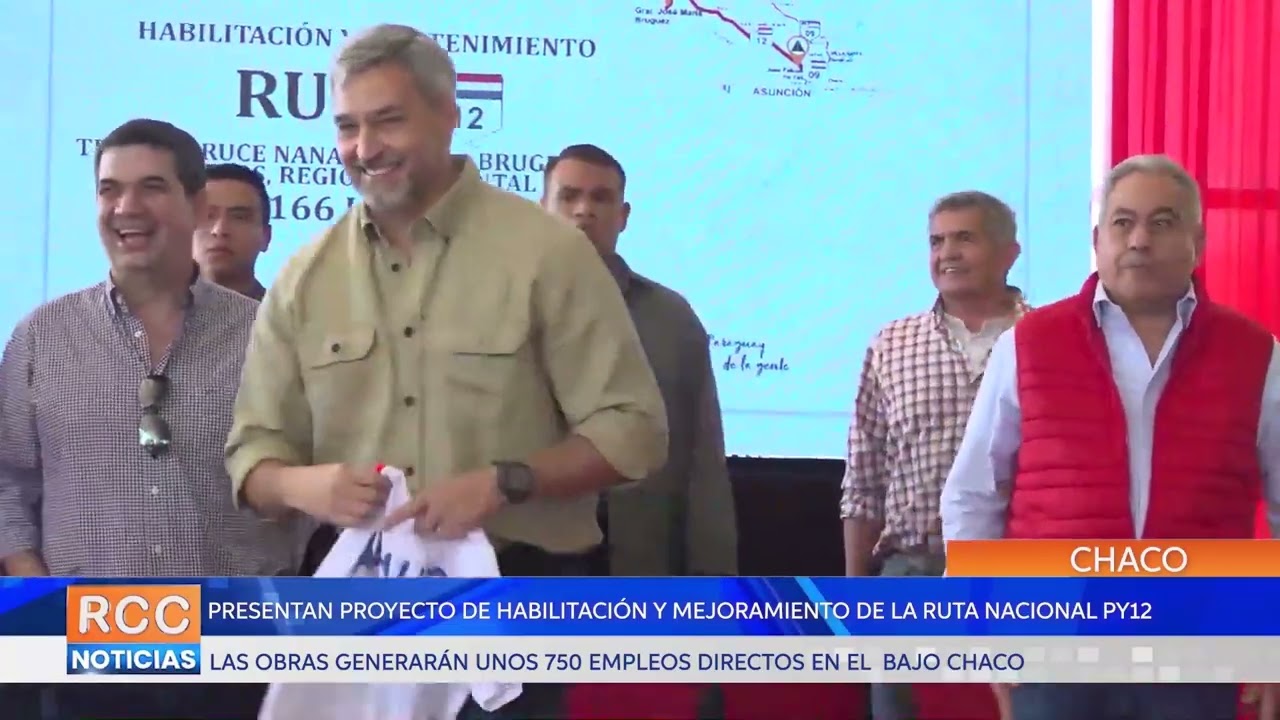 Presentan Proyecto de Habilitación y Mejoramiento de la Ruta Nacional PY12