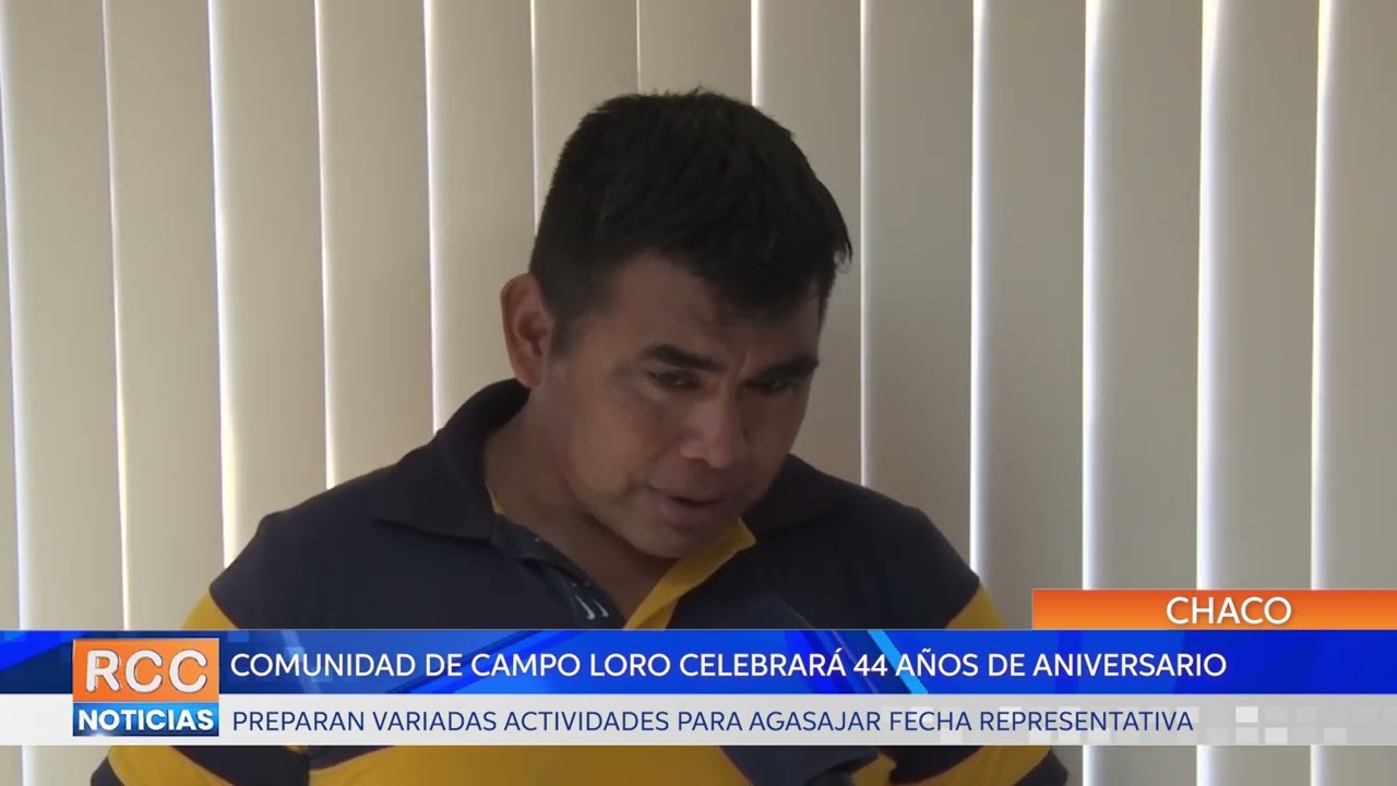 LÍDER DE LA COMUNIDAD DE CAMPO LORO