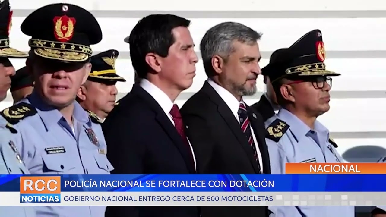 Policía Nacional recibe más de 480 motocicletas para reforzar cobertura de seguridad