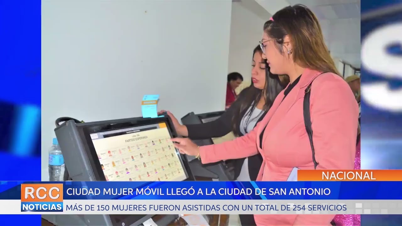 Ciudad Mujer Móvil llegó a ciudad de San Antonio