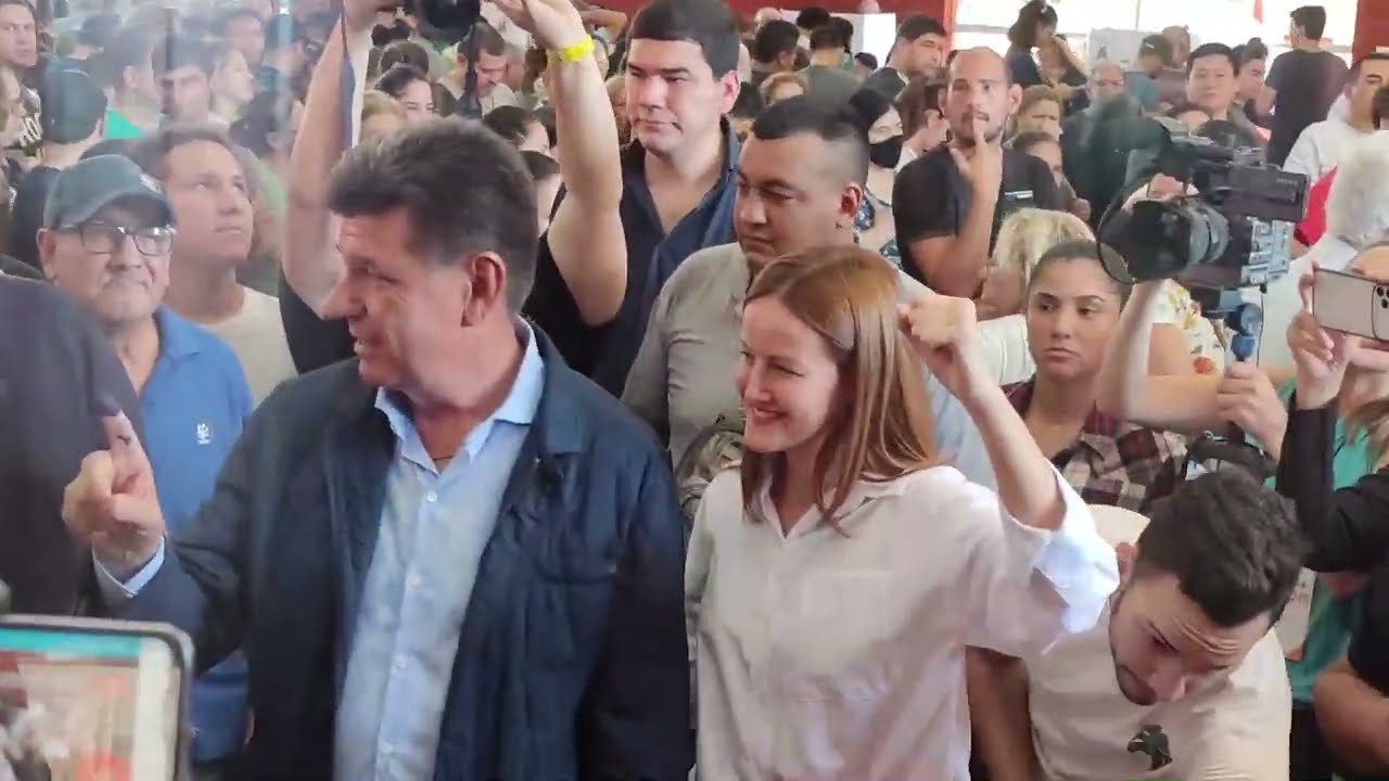 Elecciones PY 2023: Declaraciones de la dupla de la Concertación, Efraín Alegre y Soledad Núñez.