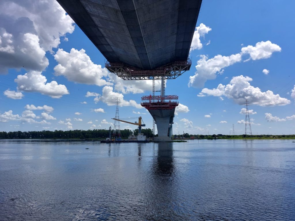 Puente Héroes del Chaco supera el 90% de avance a marzo