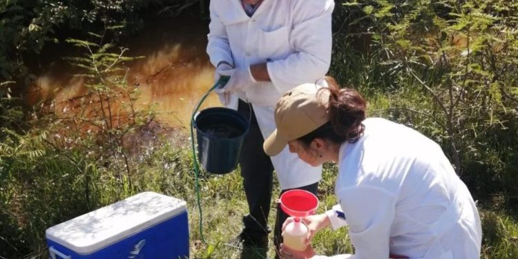 Monitorean calidad del agua de los arroyos que cruzan la ruta PY02