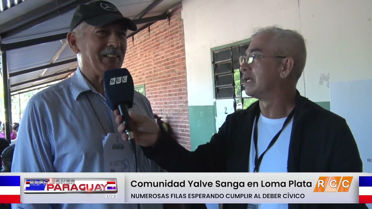 Elecciones PY 2023: En Yalve Sanga, asisten a los votantes para agilizar el sufragio