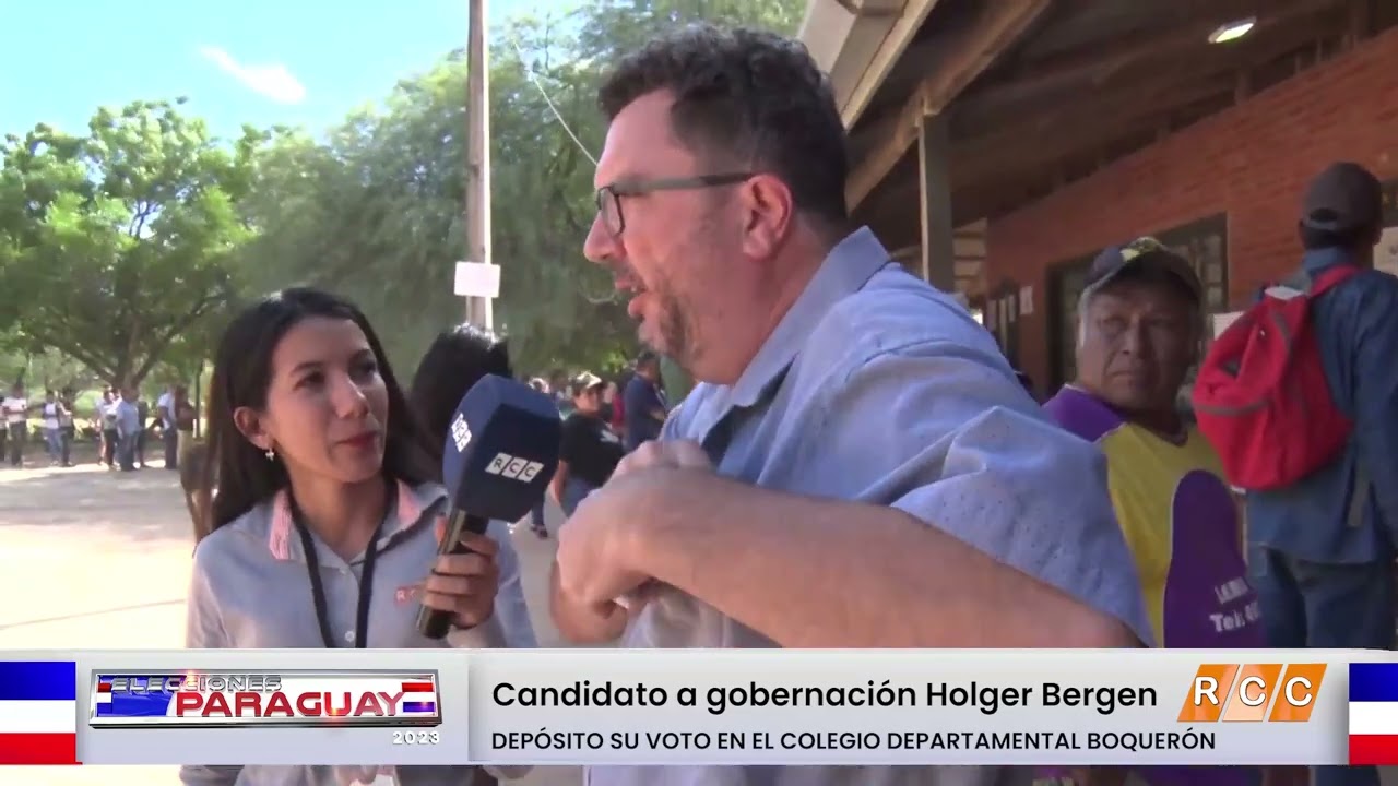 Elecciones PY 2023: Candidato a Gobernador, Holger Bergen