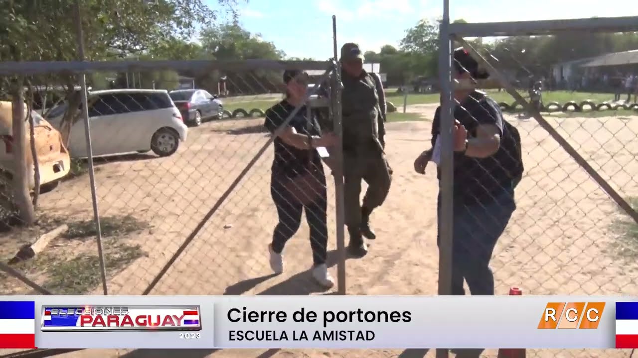 Elecciones PY 2023: Cierre de Portones, ya se aguardan los resultados finales